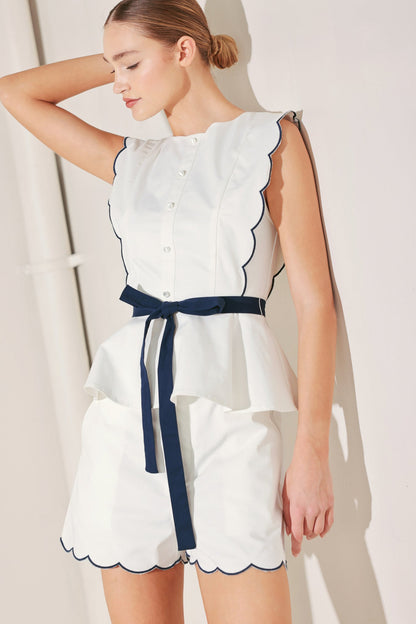 RESORT READY WOVEN TOP