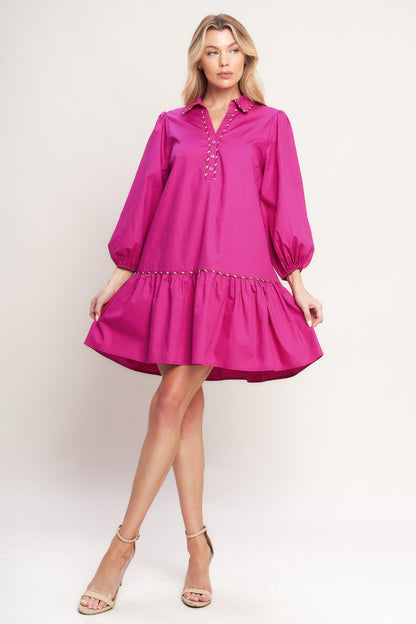 PRETTY MUCH PERFECT WOVEN MINI DRESS