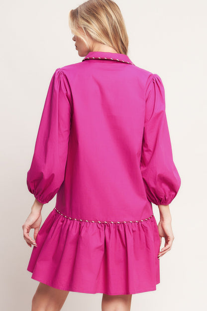 PRETTY MUCH PERFECT WOVEN MINI DRESS