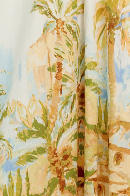 POSTCARD PERFECT WOVEN MAXI DRESS