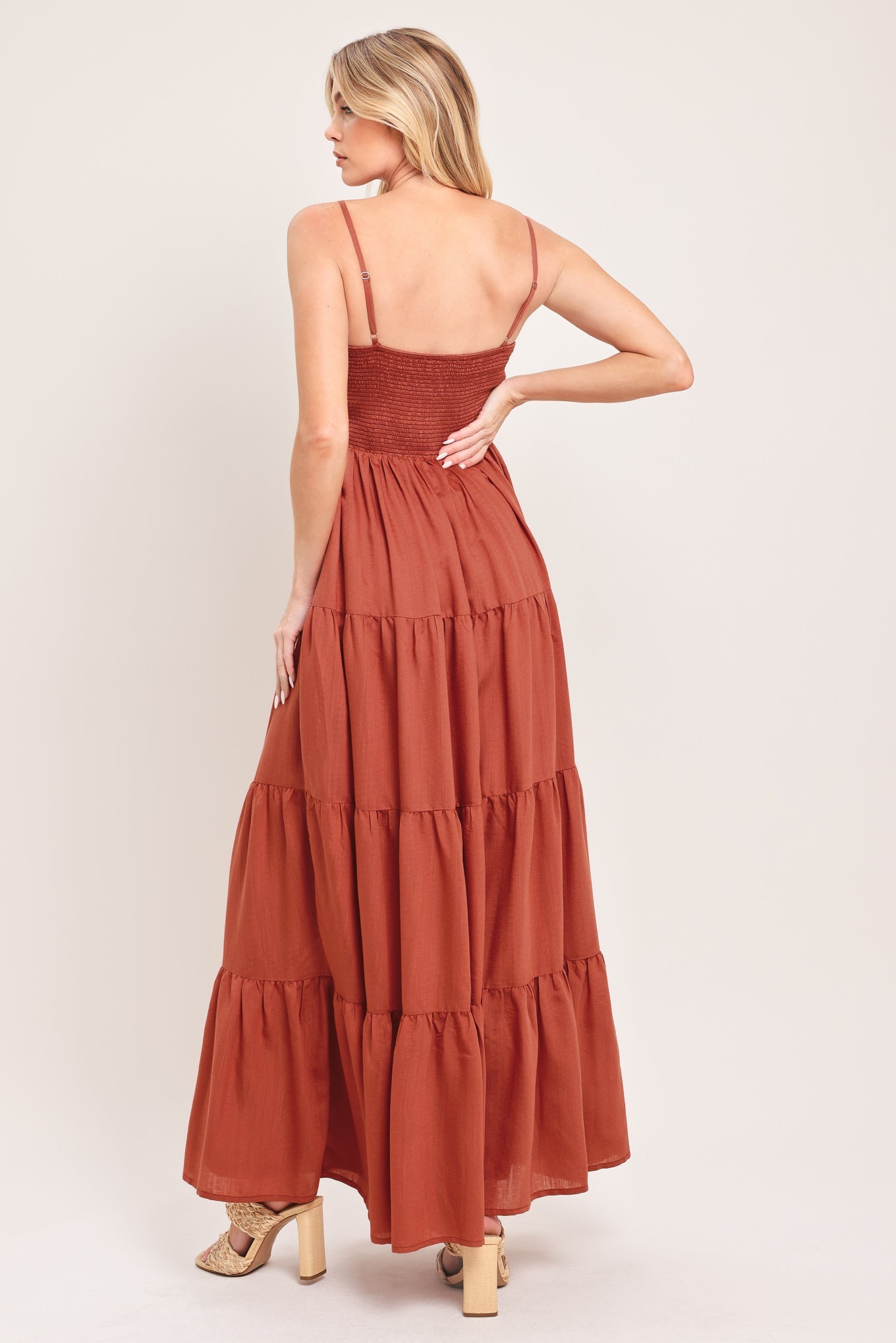 DESERT SUN WOVEN MAXI DRESS
