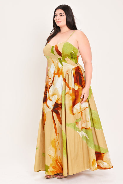 LIMONCELLO GARDEN WOVEN MAXI DRESS