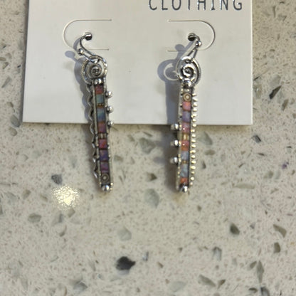 Silver Drop Earrings