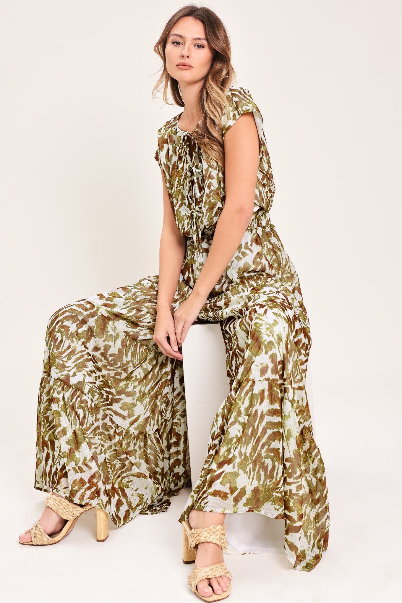 GOLDEN GROVE WOVEN JUMPSUIT