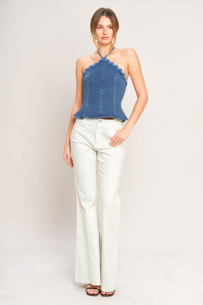 SUNNY DAY DENIM TOP