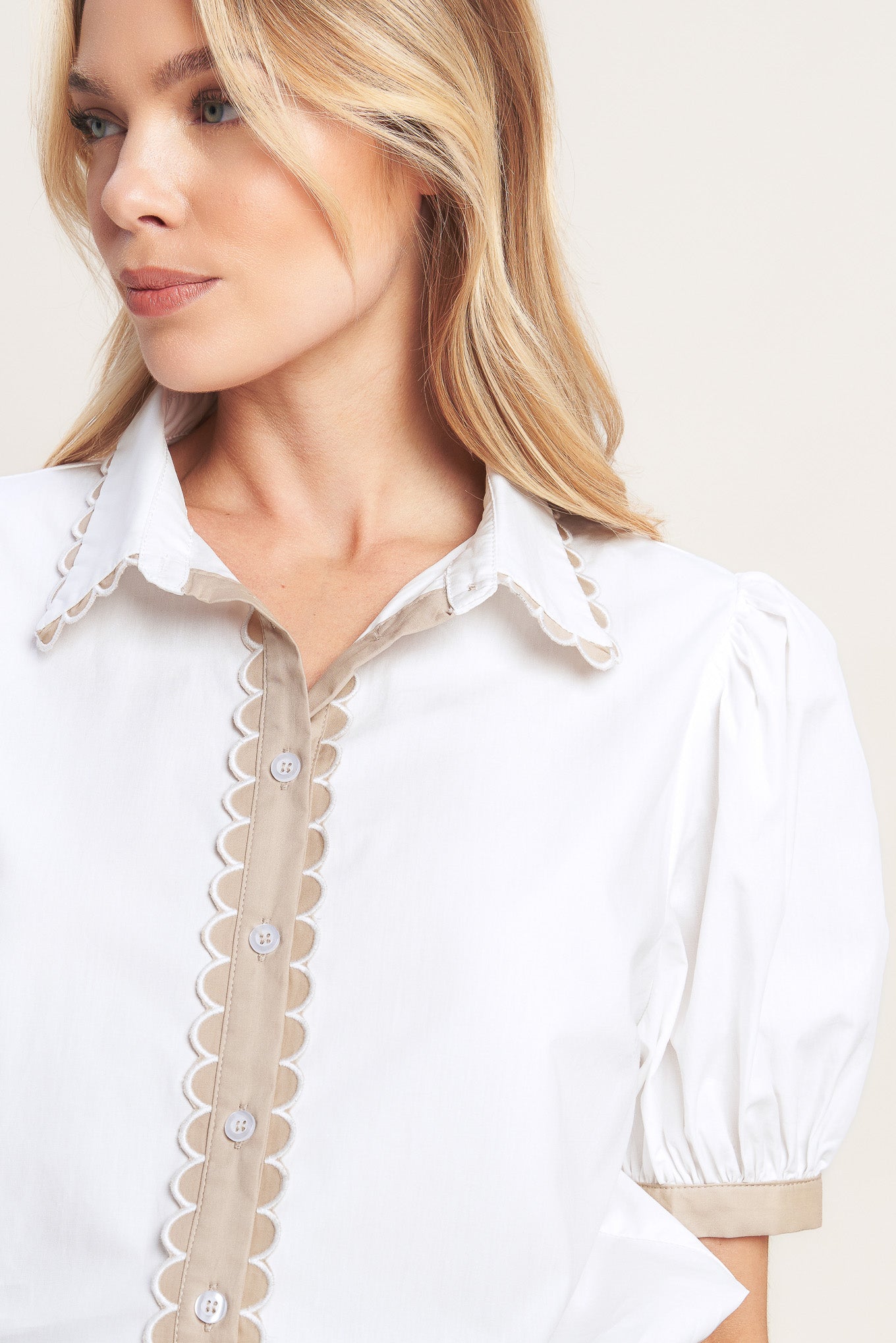 REFINED DAY WOVEN TOP
