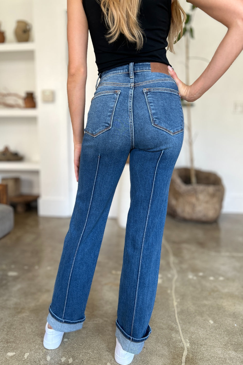 Judy Blue Full Size High Waist Straight Jeans