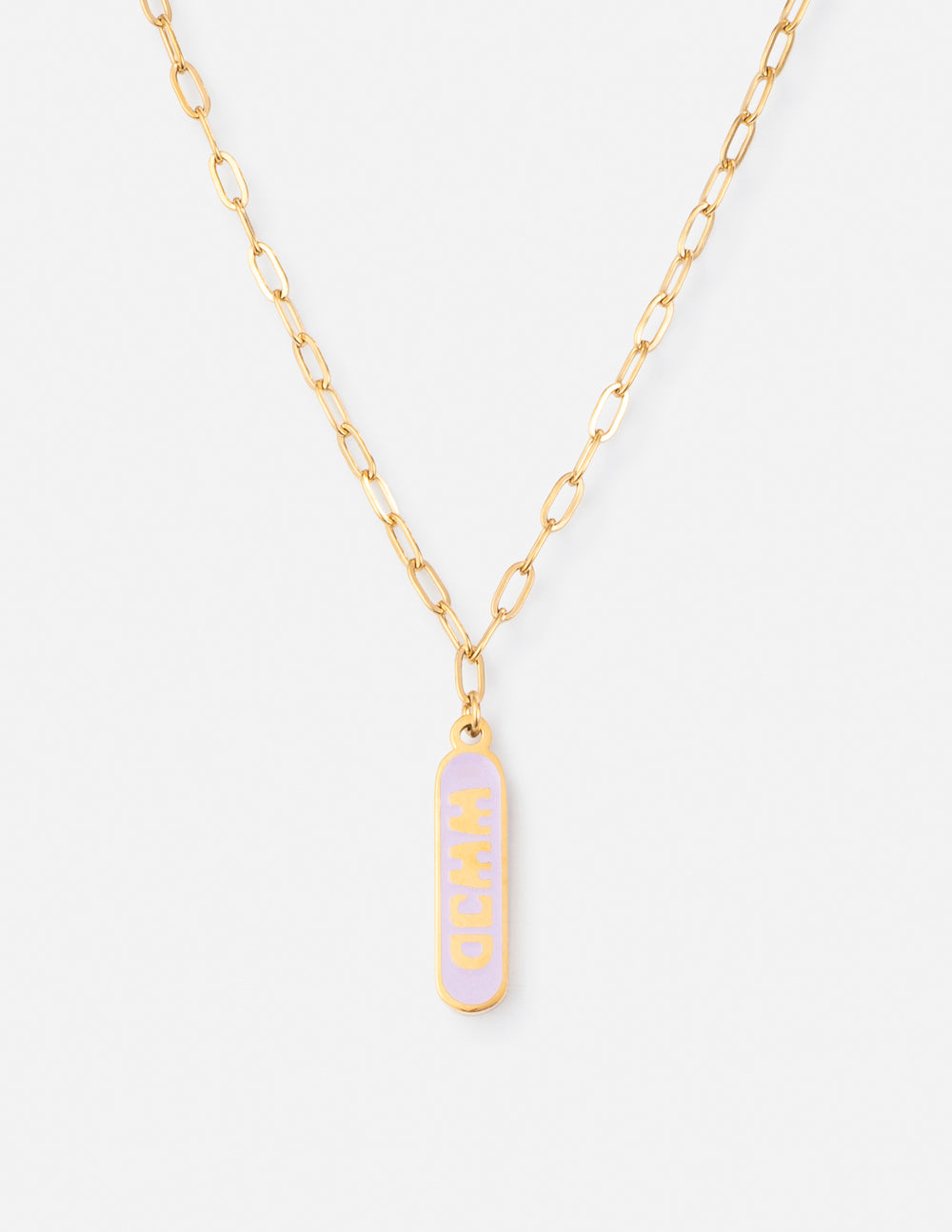 Enamel WWJD Necklace