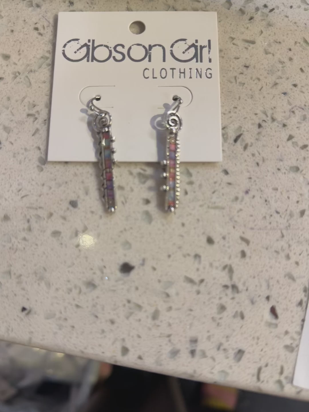 Silver Drop Earrings